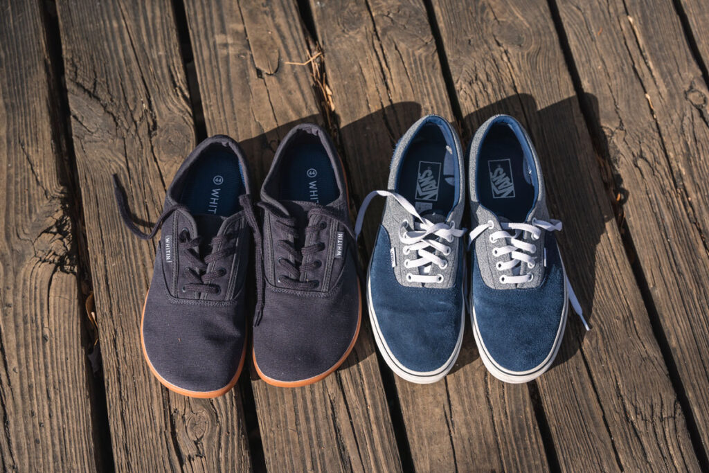 WHITIN Shoes compared to Vans