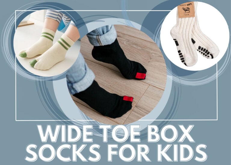 Wide Toe Box Socks for Kids