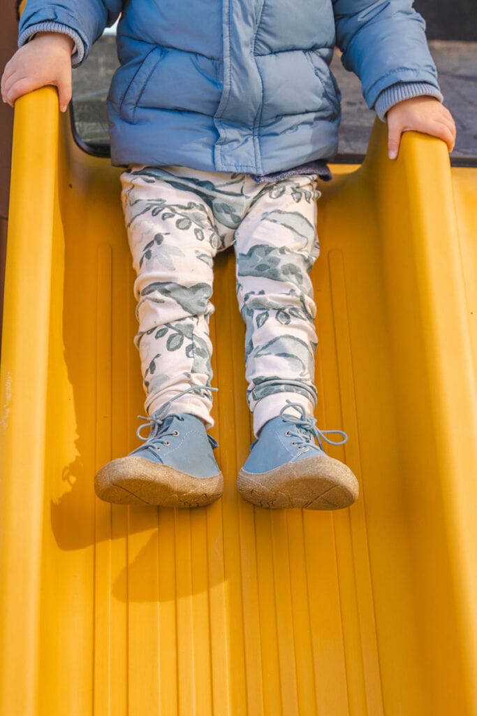 Wildling Tejo Blue Winter barefoot shoes for toddlers with full coverage sole