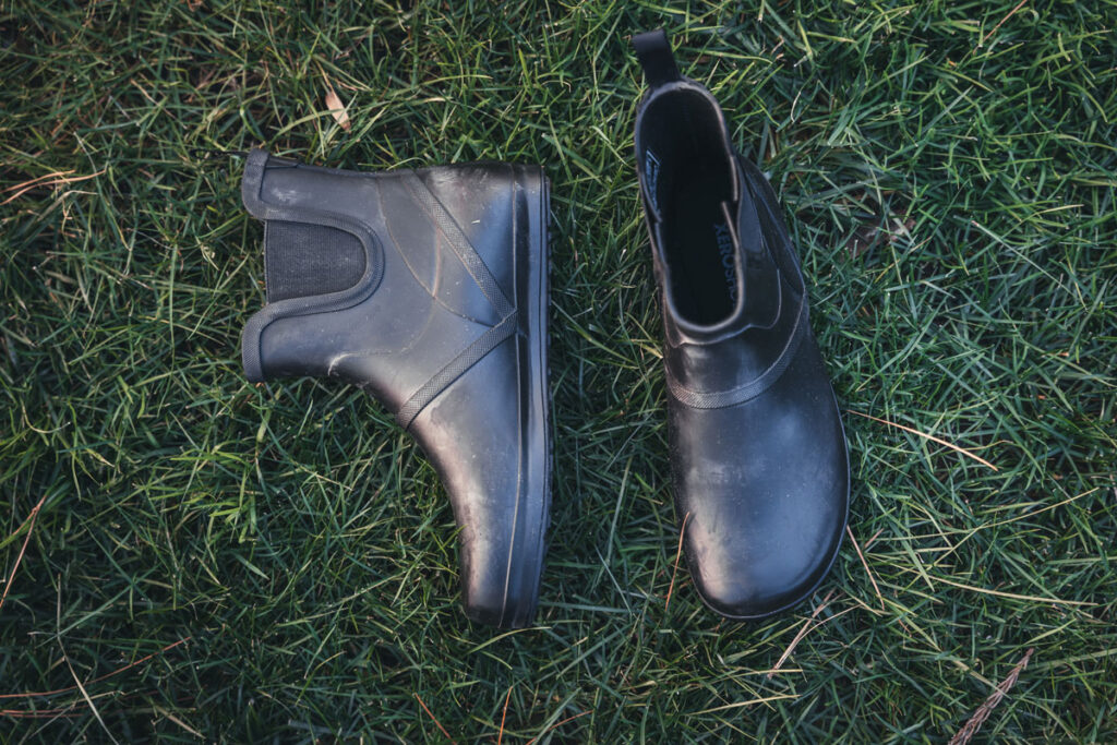 Xero Shoes Gracie barefoot rubber rain boots