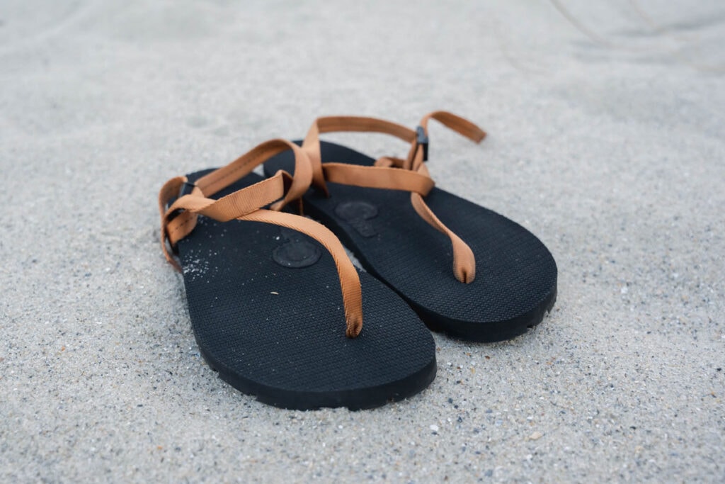 ZuZu Sandals Flex, Minimalist Hiking Sandals with some cushion