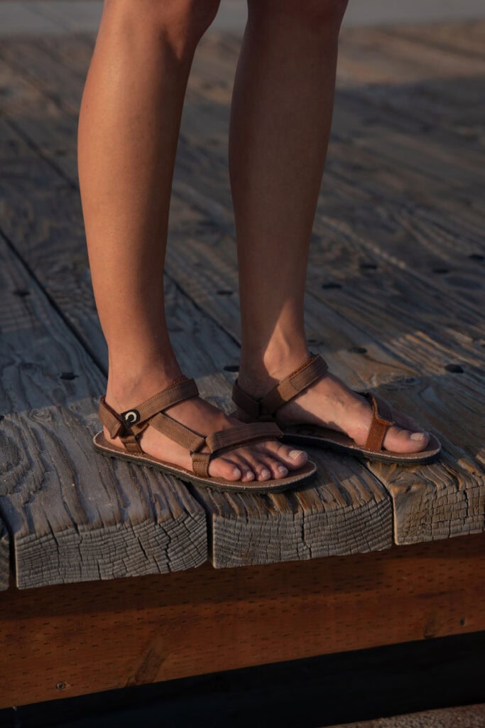 ZuZu Drift sandals, minimalist sandals with three adjustable straps