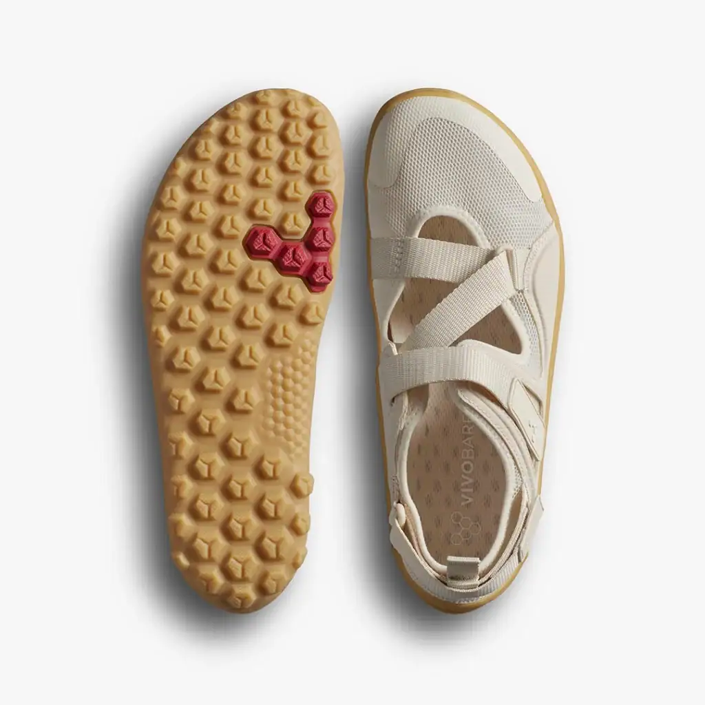 Vivobarefoot tracker barefoot closed toe hiking sandals with 4mm lugs